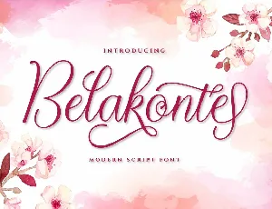 Belakonte font