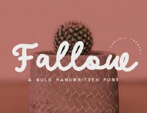 Fallow Handwritten font