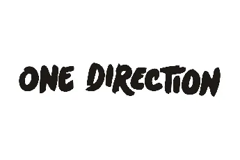 One Direction font