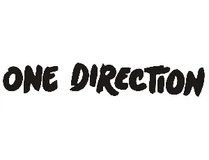 One Direction font