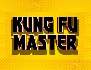 Kung Fu Master font