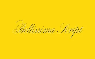 Bellissima Script font