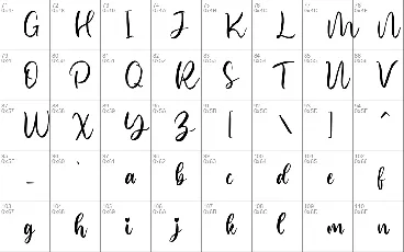 Calline font