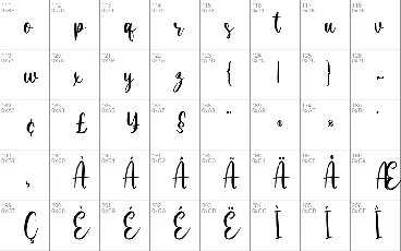 Calline font