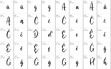 Calline font