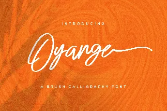 Oyange font