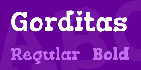 Gorditas font