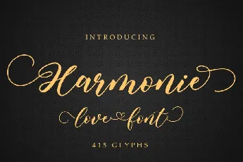 Harmonie font