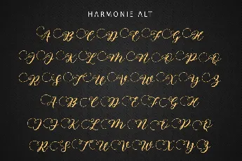 Harmonie font