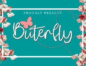 Buterfly font