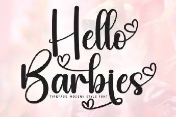 Hello Barbies Script font