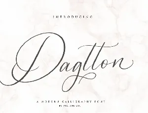 Dagtton font