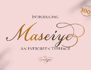 Maseiye font