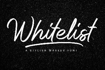 Whitelist font