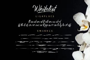 Whitelist font