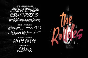 the Rolldes FREE font