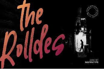 the Rolldes FREE font