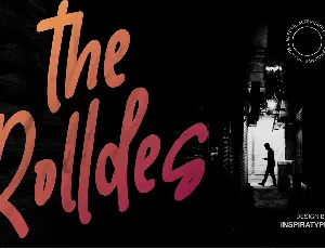 the Rolldes FREE font