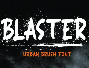 BLASTERAN font