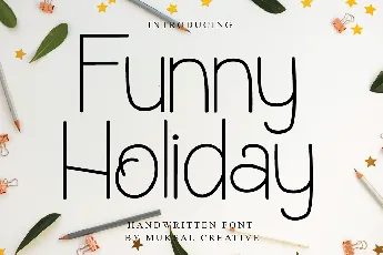 Funny Holiday font