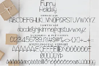 Funny Holiday font