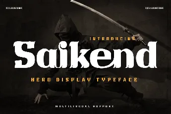 Saikend Trial font