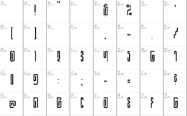 Hieroglyphic font