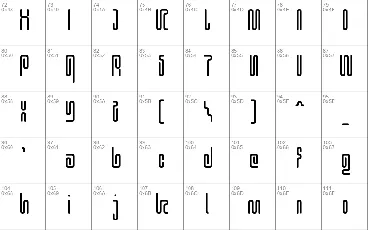 Hieroglyphic font