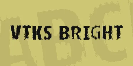 VTKS BRIGHT font