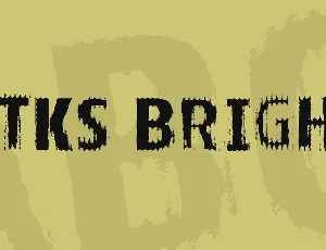 VTKS BRIGHT font