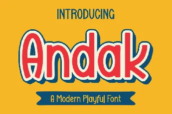 Andak font