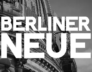 Berliner Neue font