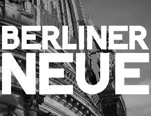 Berliner Neue font