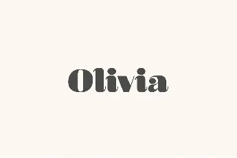 Olivia Sans font