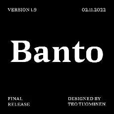 Banto Family font