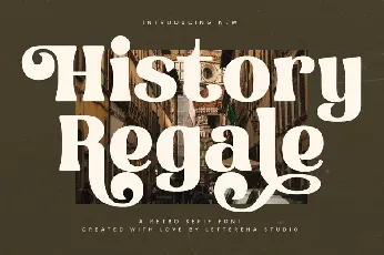 History Regale font