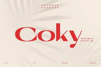 Coky font