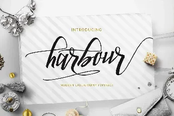 Harbour Script Free font