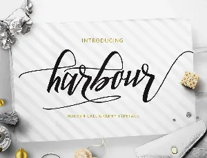 Harbour Script Free font