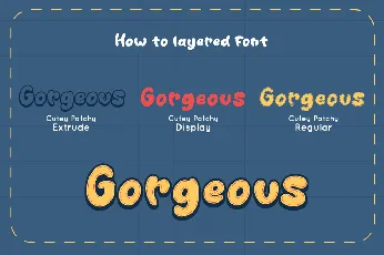 Cutey Patchy font