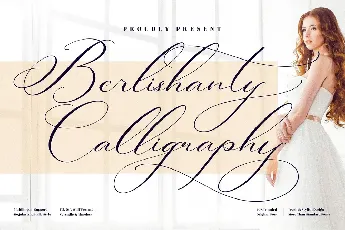 Berlishanty Calligraphy font