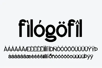 Filogofil font