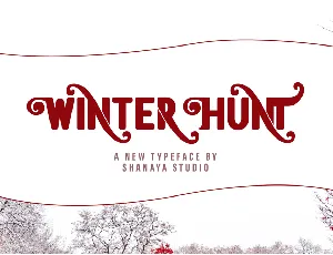 Winter Hunt font