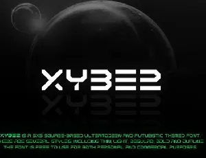 XYBER font