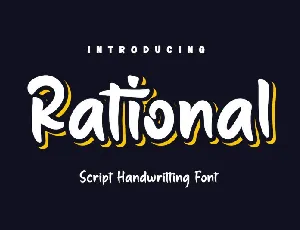 Rational font