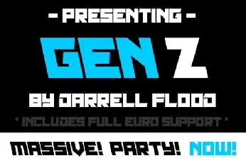 Gen Z Display font