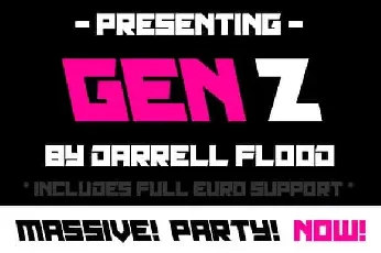 Gen Z Display font