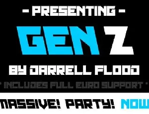 Gen Z Display font