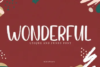 Wonderful Display font