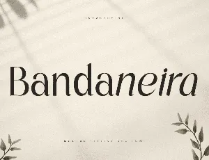 Bandaneira font